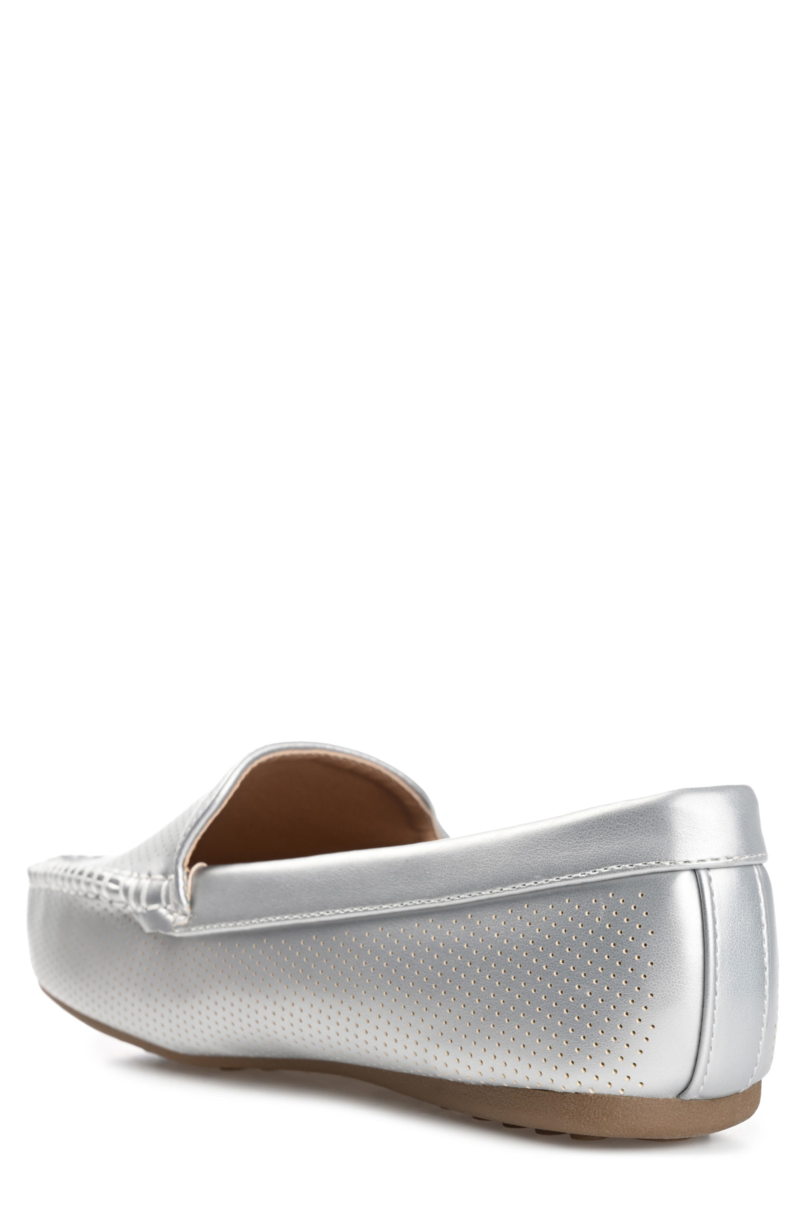 Halsey Loafer - Wide Width, Alternate, color, SILVER