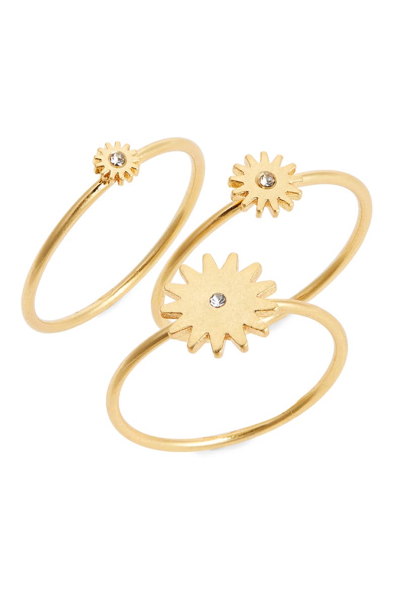My Three Suns Ring Set, Main, color, VINTAGE GOLD