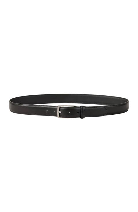 Leather belt