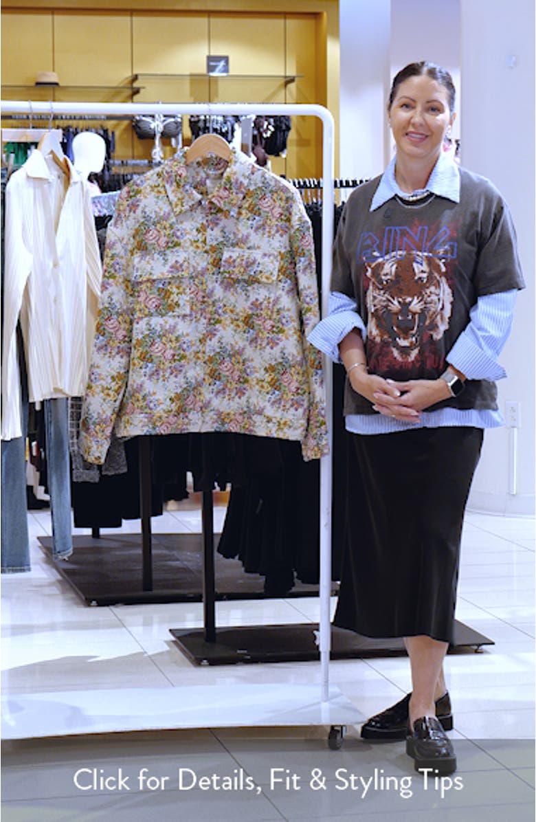 The Rinnie Floral Jacquard Jacket, sales video thumbnail