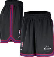 Nike Men's Nike Black New York Knicks Authentic Practice DNA Woven Performance Shorts