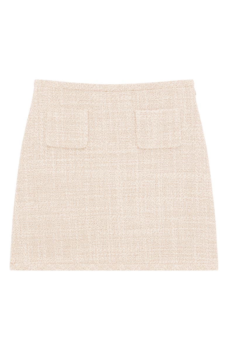 Theory Tweed Miniskirt, Alternate, color, Taupe Multi