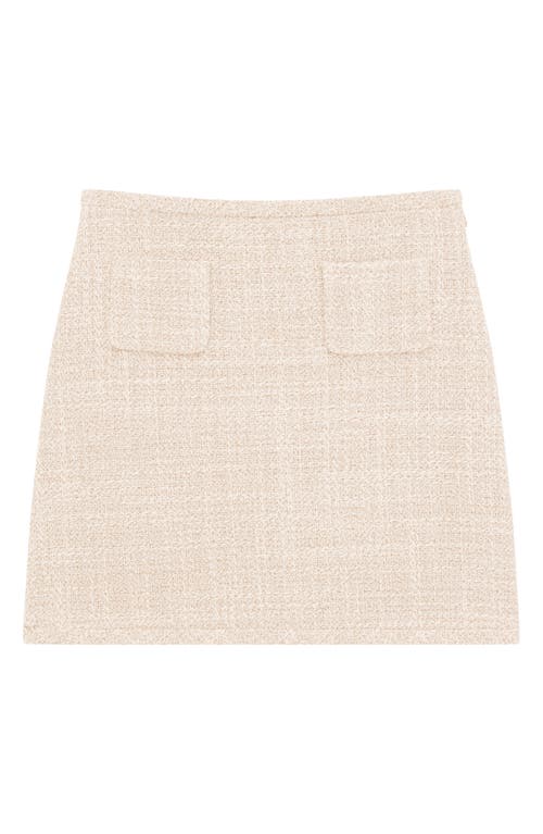 Theory Tweed Mini Skirt In Multi