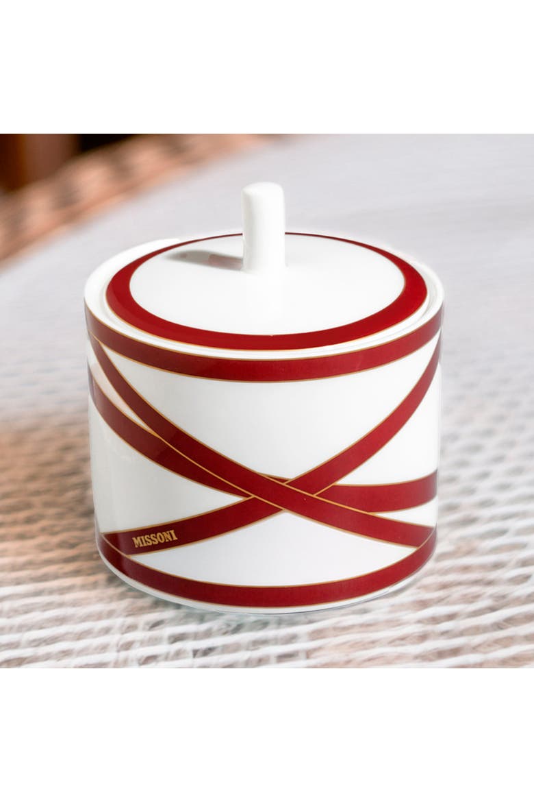 Sugar Pot, Alternate, color, Bordeaux