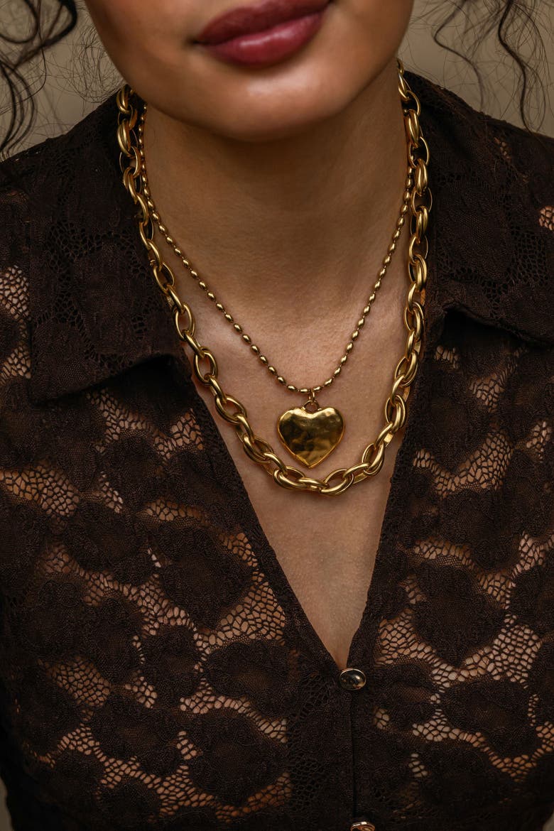 Regency Necklace, Alternate, color, Gold