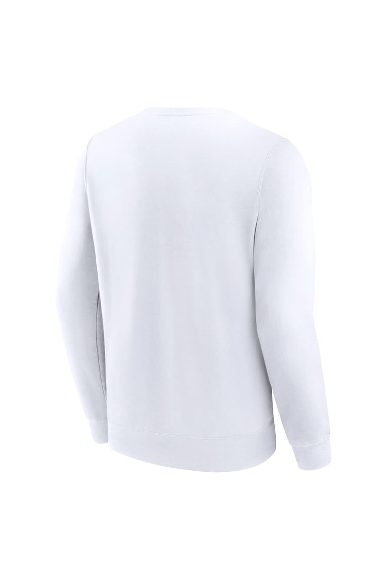 Men's Fanatics Alexander Ovechkin White Washington Capitals NHL All-Time Leading Goal Scorer The Great 895 Fleece Pullover Sweatshirt, Alternate, color, White