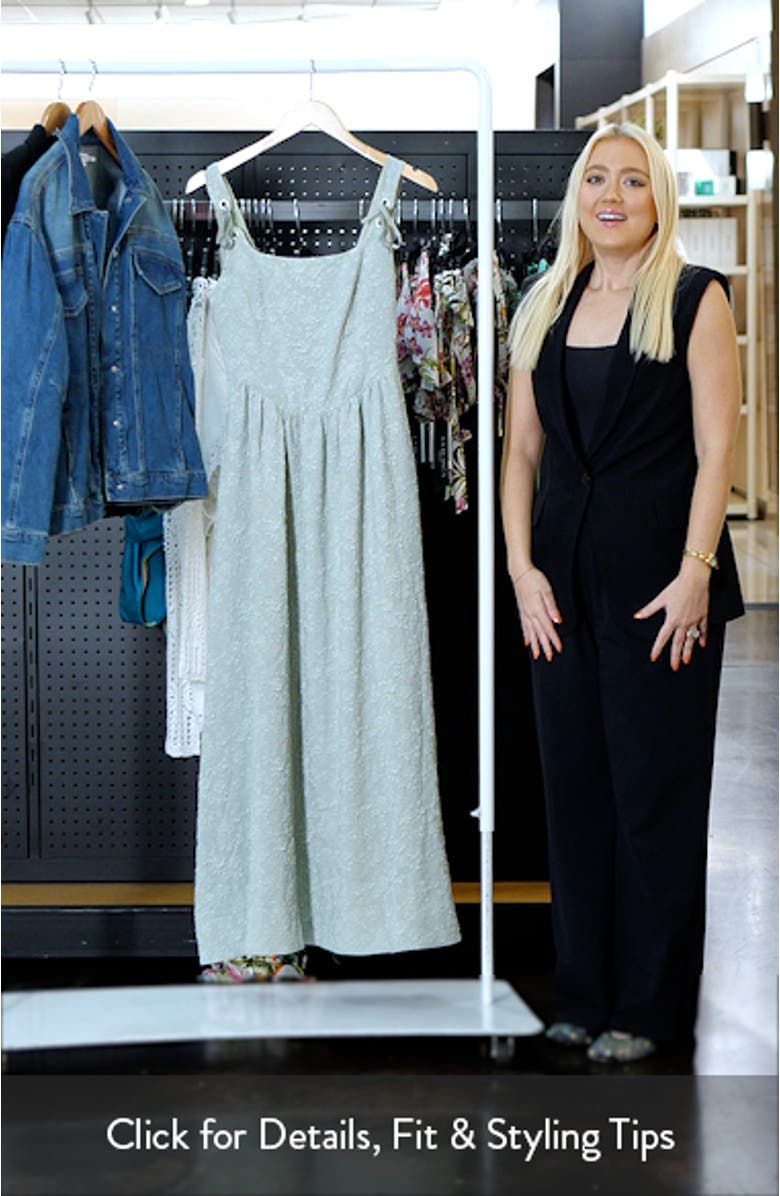 Marcelline Jacquard Maxi Dress, sales video thumbnail