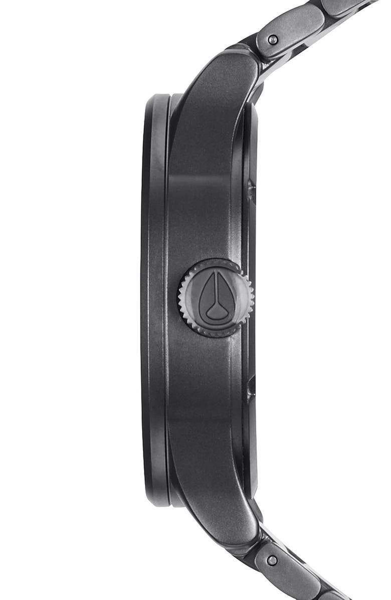 Nixon Sentry Bracelet Watch, 42mm, Alternate, color, Gunmetal