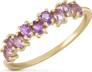 Bony Levy 14k Gold Amethyst Stackable Ring