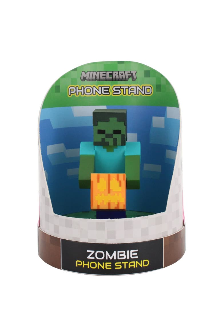 Minecraft 4 Inch Zombie Earbud and Phone Holder, Alternate, color, Multicolored
