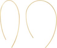 Adornia 14k Gold Plated Drop Wire Earrings