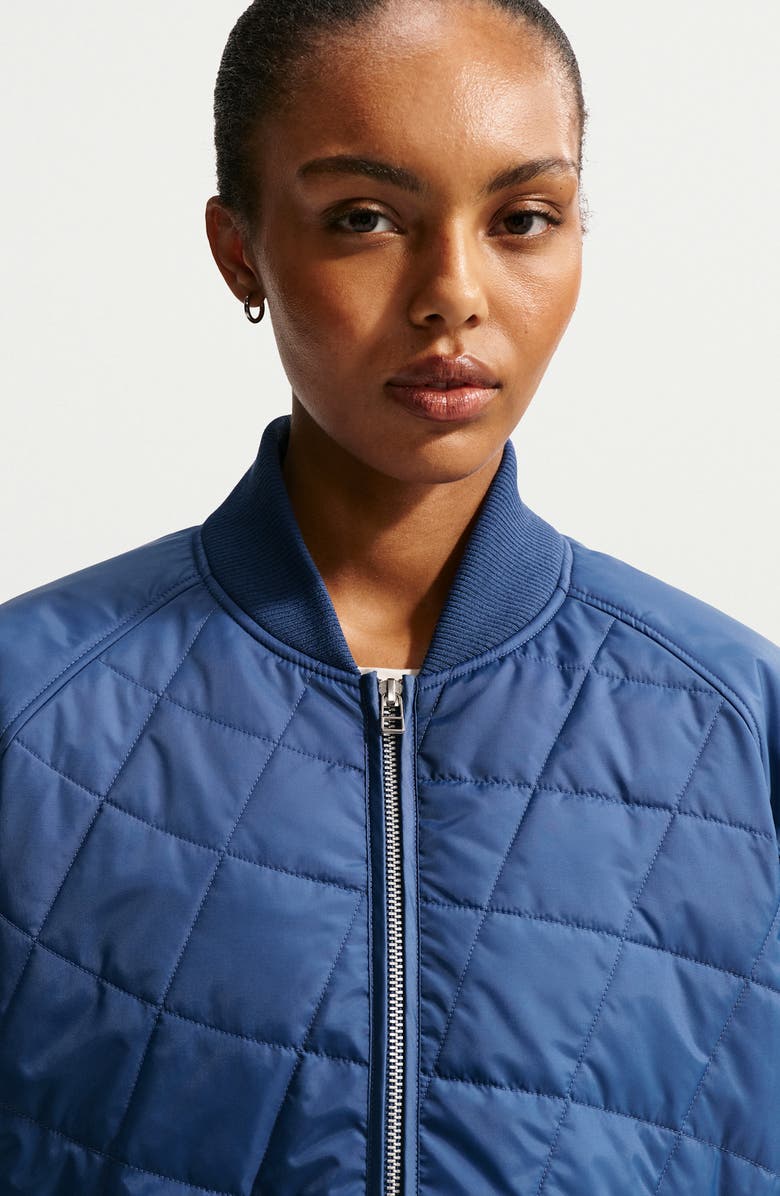 Nike Relaxed Water Repellent Quilted Jacket, Alternate, color, Mystic Navy/Sail