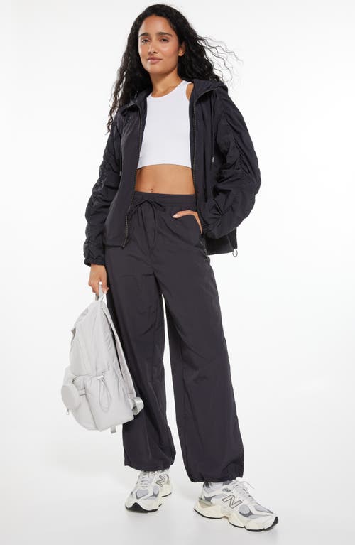 Zella Travel Lite Ruched Jacket In Blue