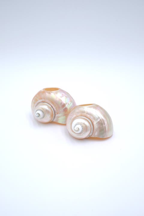 Seashell Napkin Rings - Set of 4