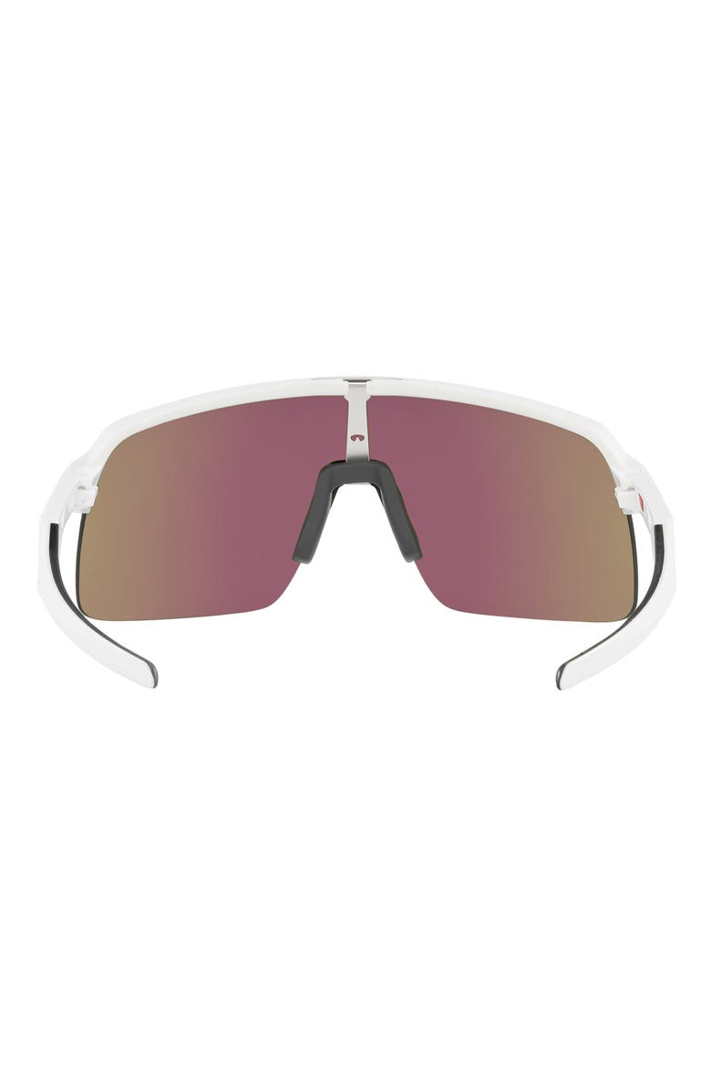 Sutro Lite 139mm Prizm™ Wrap Shield Sunglasses, Alternate, color, WHITE/ PRIZM SAPPHIRE