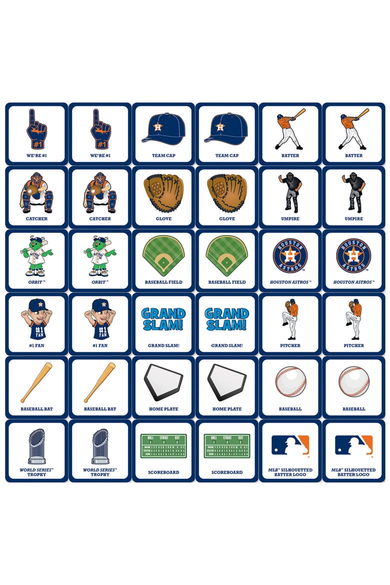 Houston Astros Matching Game, Alternate, color, Multicolor