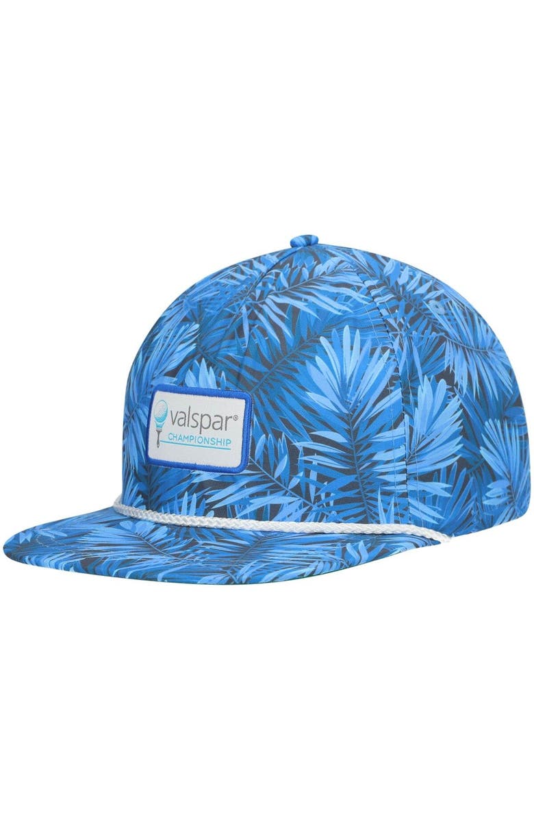 IMPERIAL Men's Imperial Blue Valspar Championship Aloha Rope Adjustable Hat, Main, color, 