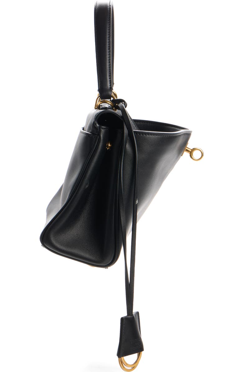Balenciaga Small Rodeo Leather Handbag, Alternate, color, 1000 Black