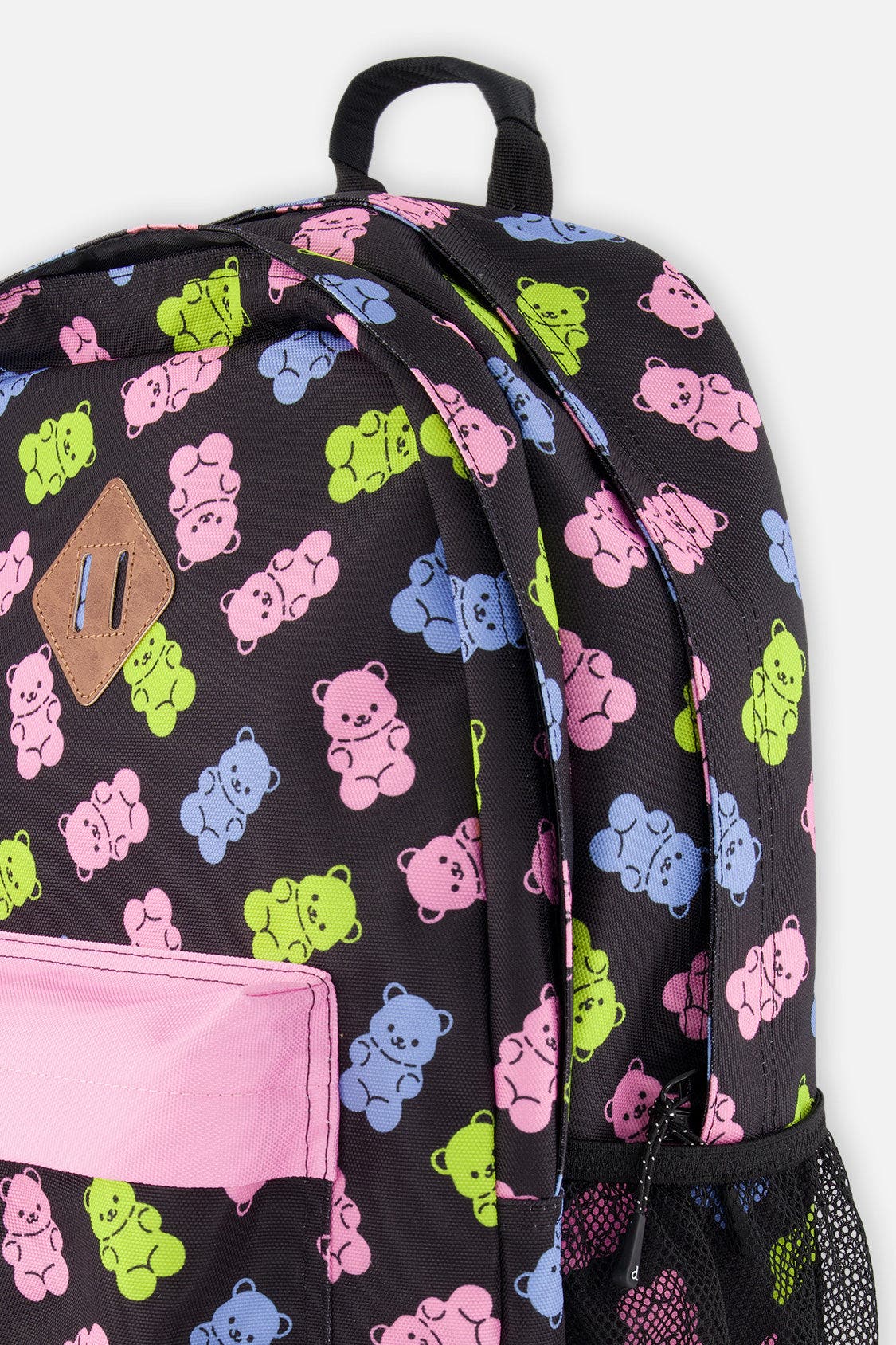 Backpack, Alternate, color, Black Printed Gummy Bears