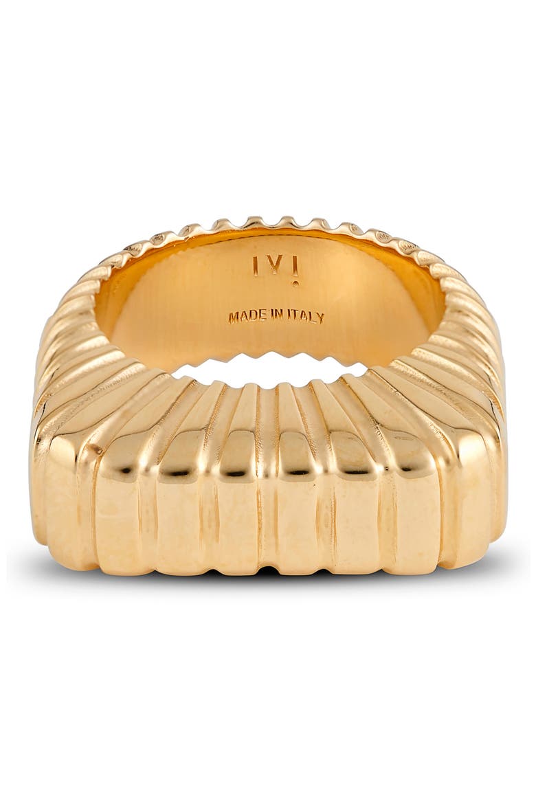 Gaia Signet Ring, Alternate, color, YELLOW GOLD