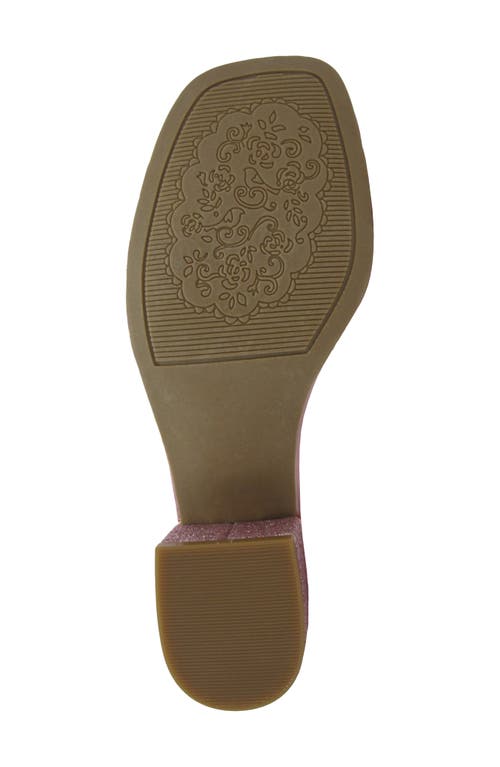 Jellypop Kids' Zendah Metallic Block Heel Sandal In Pink