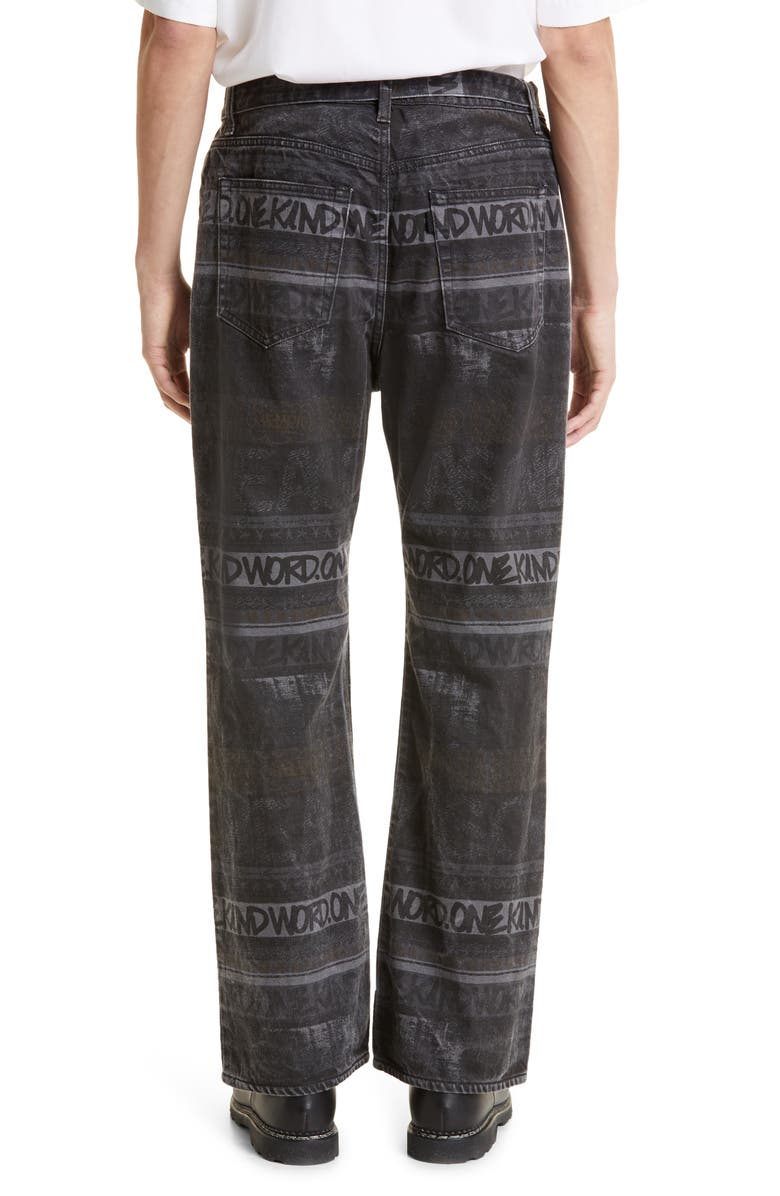 Sacai x Eric Haze Belted Jeans, Alternate, color,