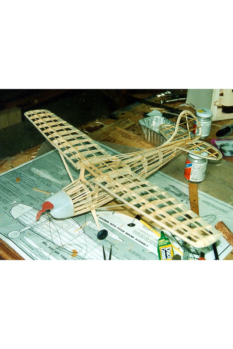 Cessna 170 Laser Cut Model Kit, Alternate, color, Multicolored