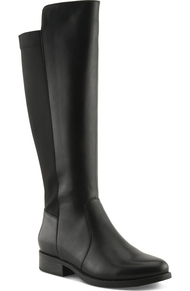 Spring Step Zaya Knee High Boot, Main, color, Black