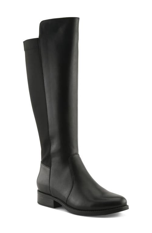 Spring Step Zaya Knee High Boot In Black