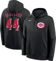 Nike Men's Nike Elly De La Cruz Black Cincinnati Reds Player Name & Number Club Fleece Pullover Hoodie