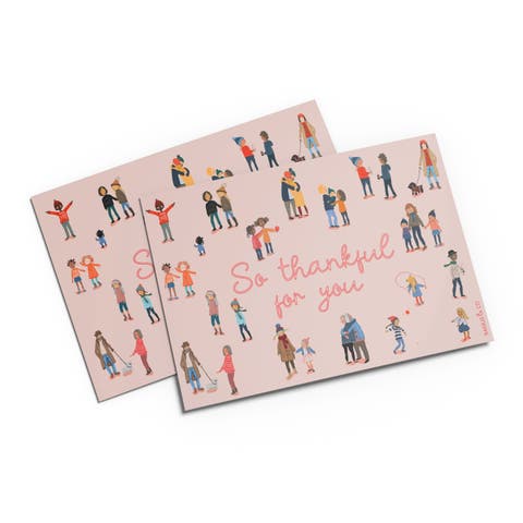 Fall/Thanksgiving Postcard 20-Pack "Thankful People"