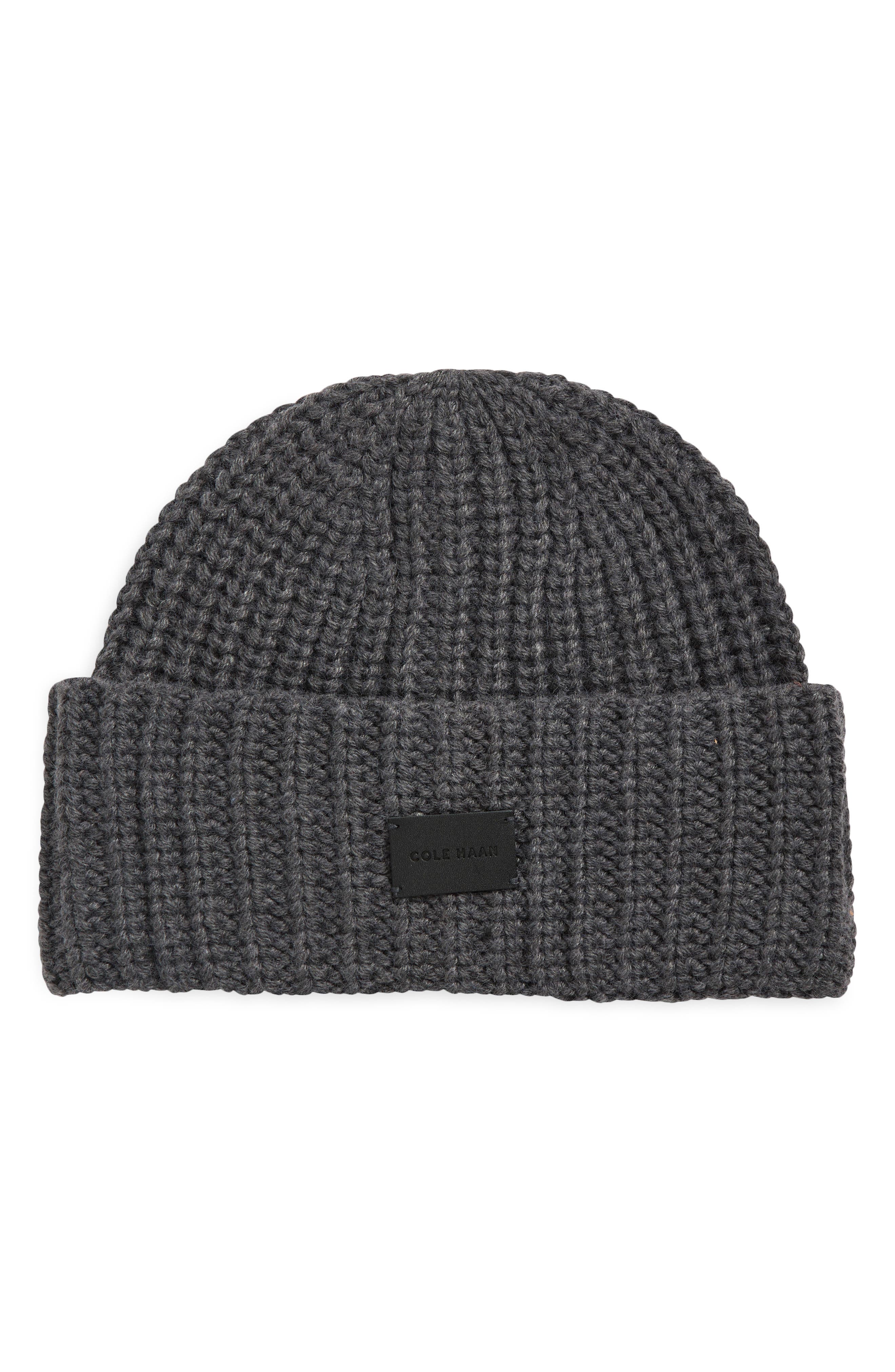 Cole Haan Chunky Stitch Knit Beanie
