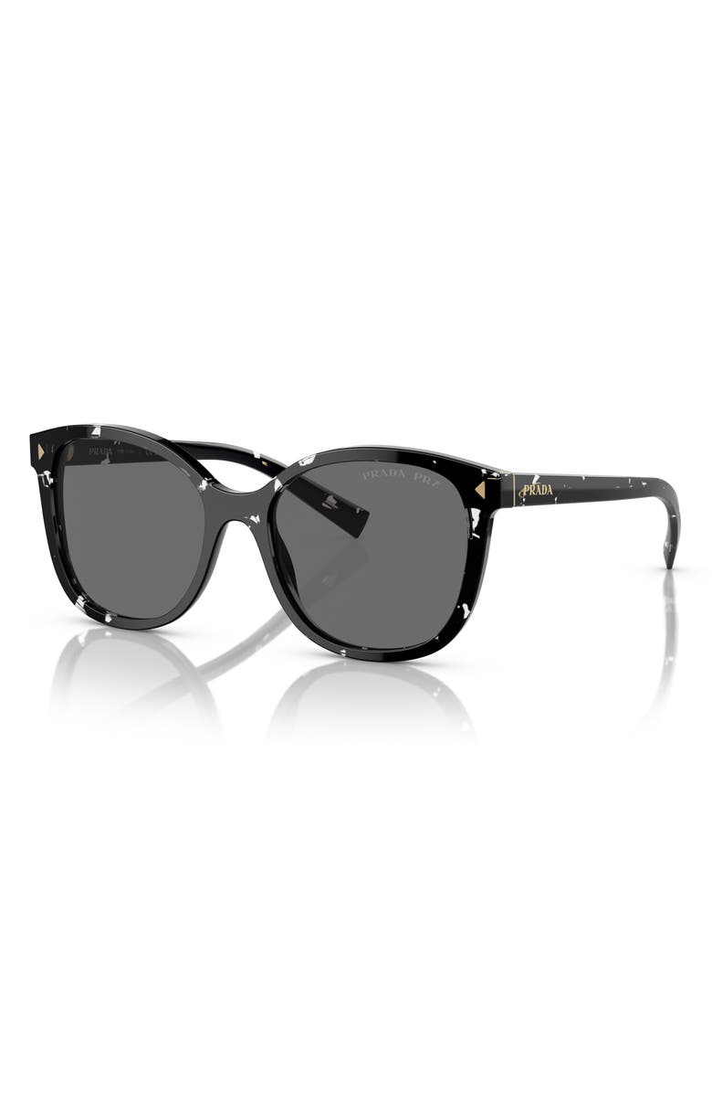 Prada 53mm Cat Eye Sunglasses, Alternate, color, Black Tortoise