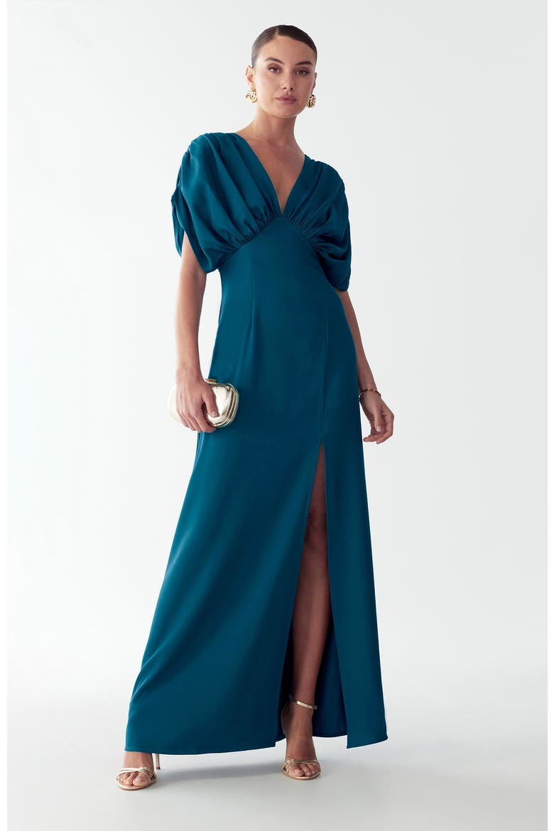 Laila Dress, Alternate, color, Teal