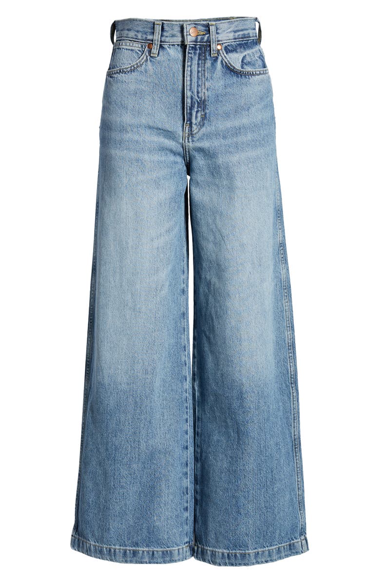 Wrangler High Waist Wide Leg Jeans, Alternate, color, 