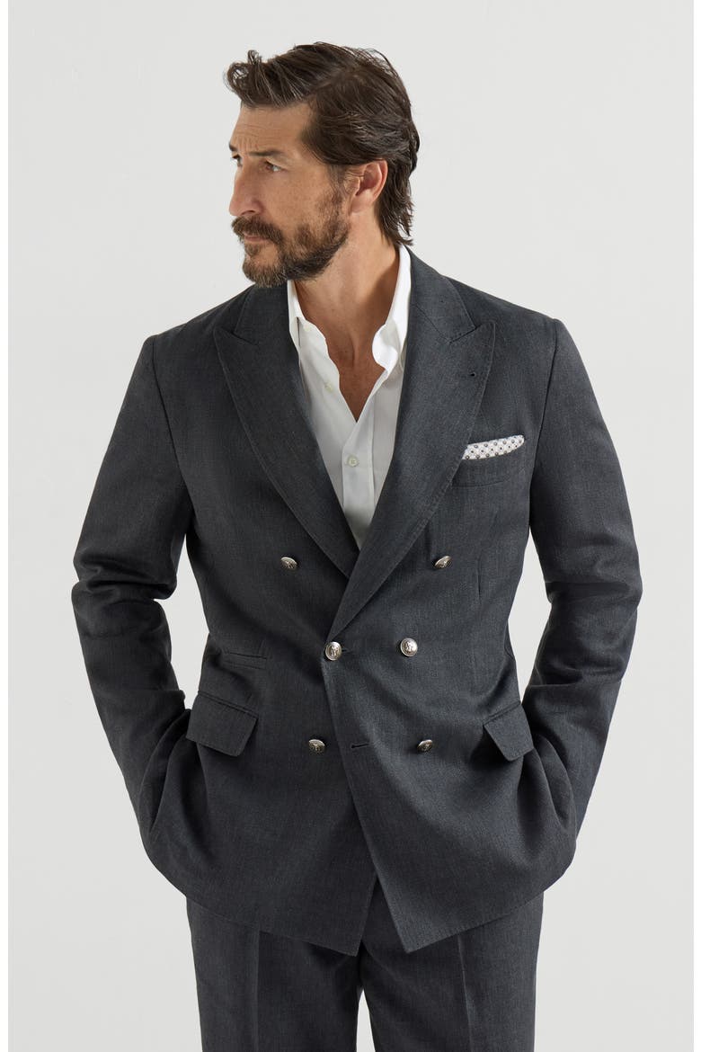 Chevron deconstructed blazer, Main, color, Anthracite