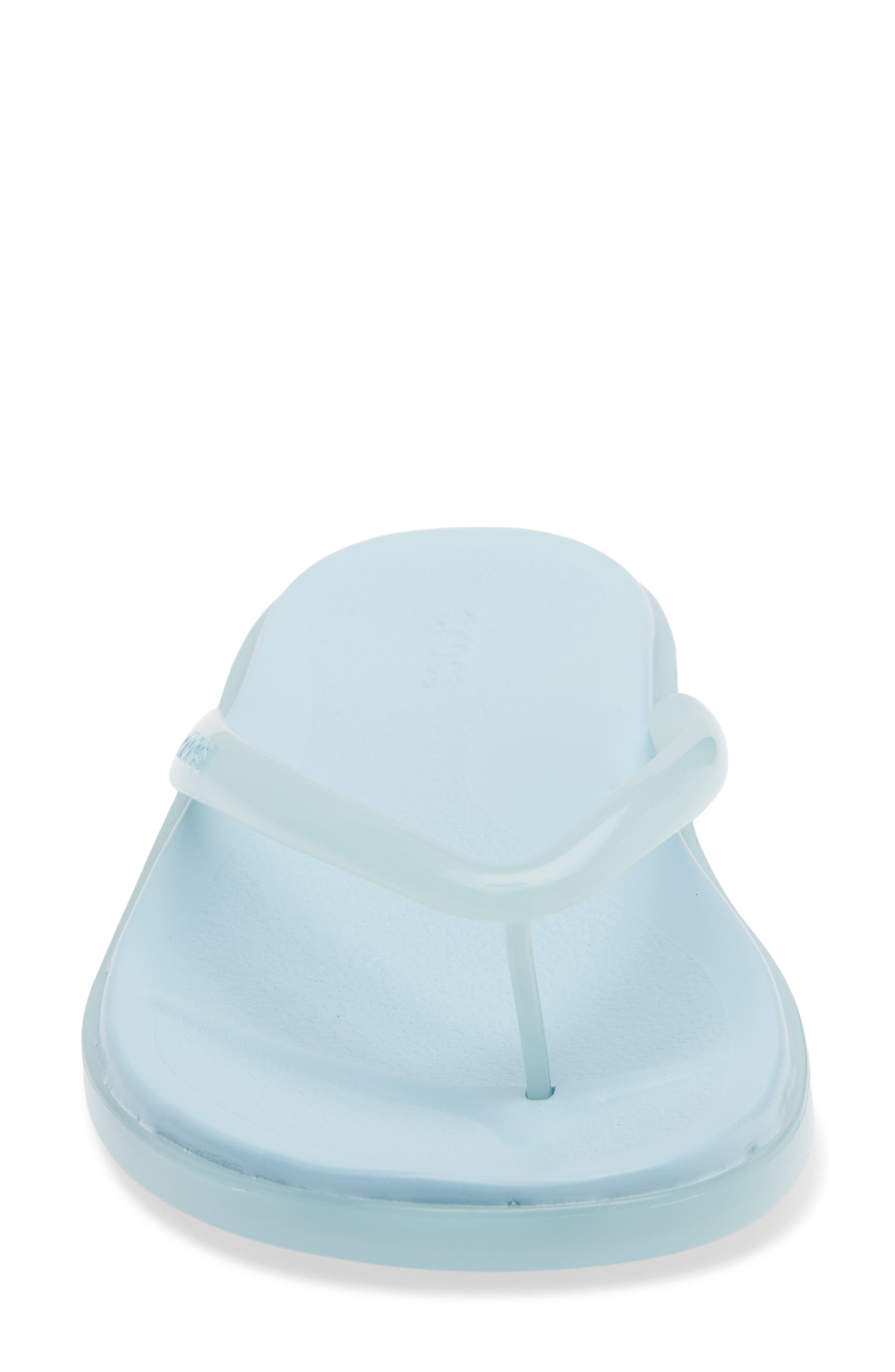 CROCS Miami Flip Flop, Alternate, color, Sky Blue Jelly