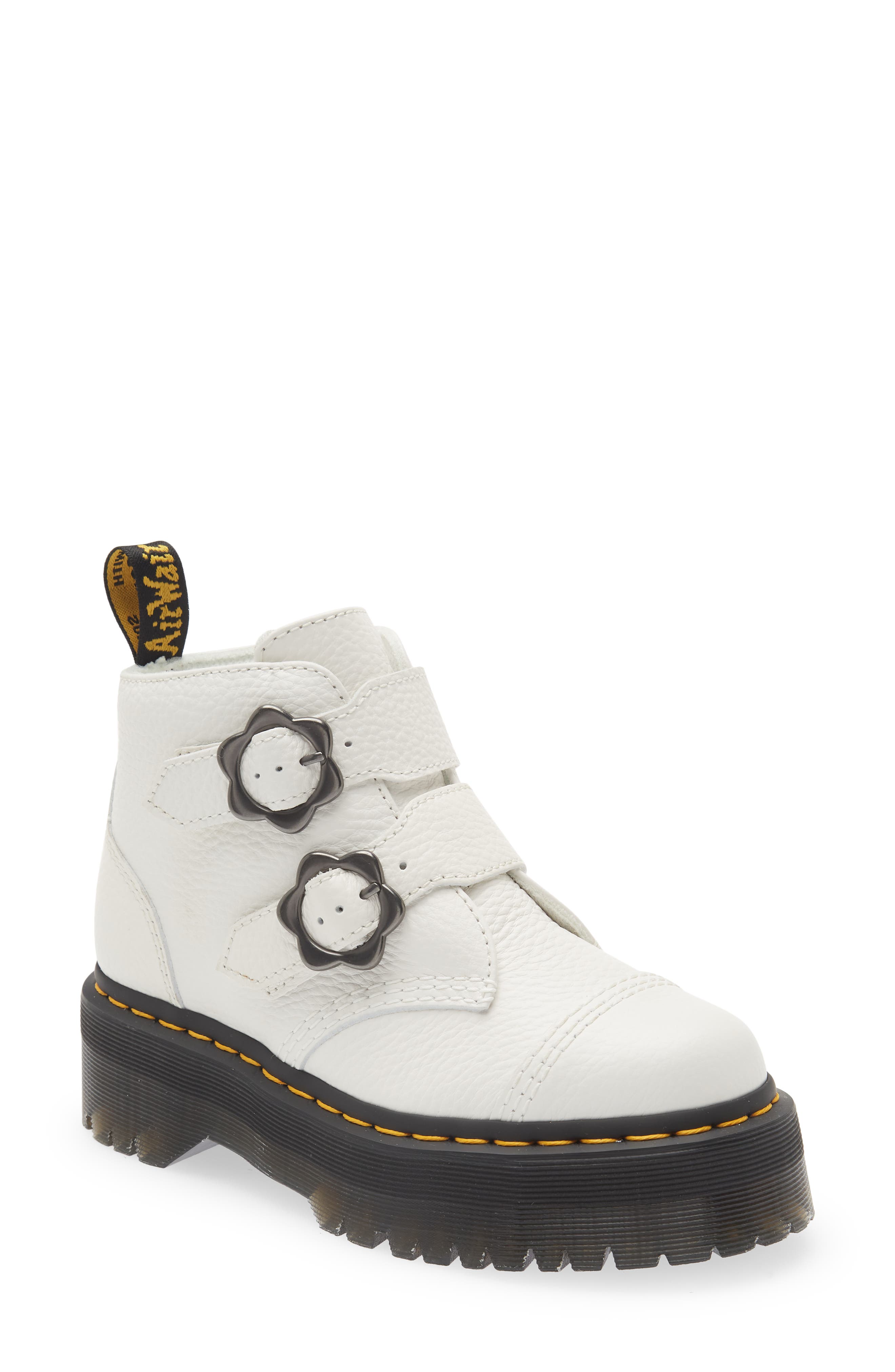 Dr. Martens Devon Flower Platform Bootie