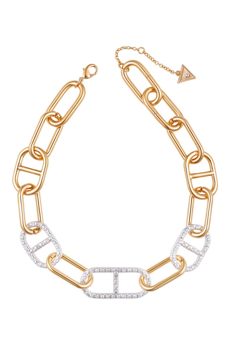 Two-Tone Chain Necklace, Main, color, TWO TONE