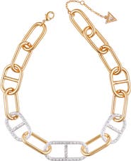 GUESS Two-Tone Chain Necklace