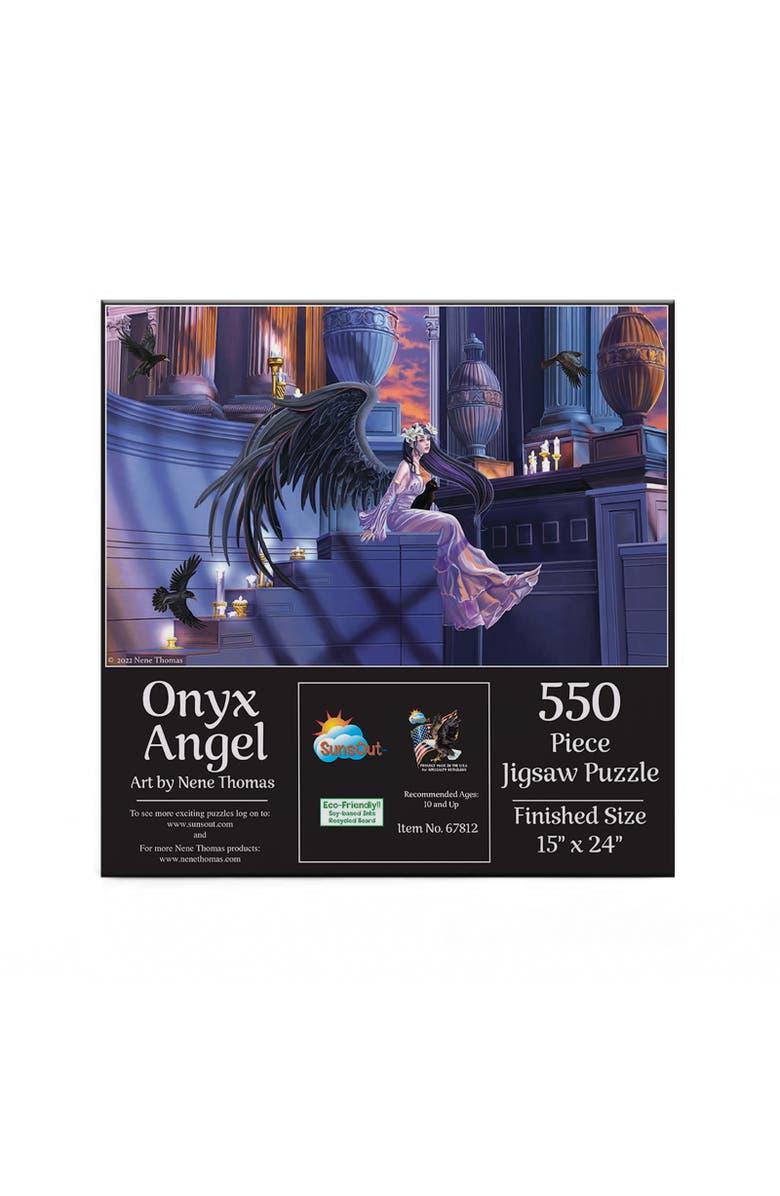 Sunsout Onyx Angel 550 piece Jigsaw Puzzle for Adults, Alternate, color, Multicolor