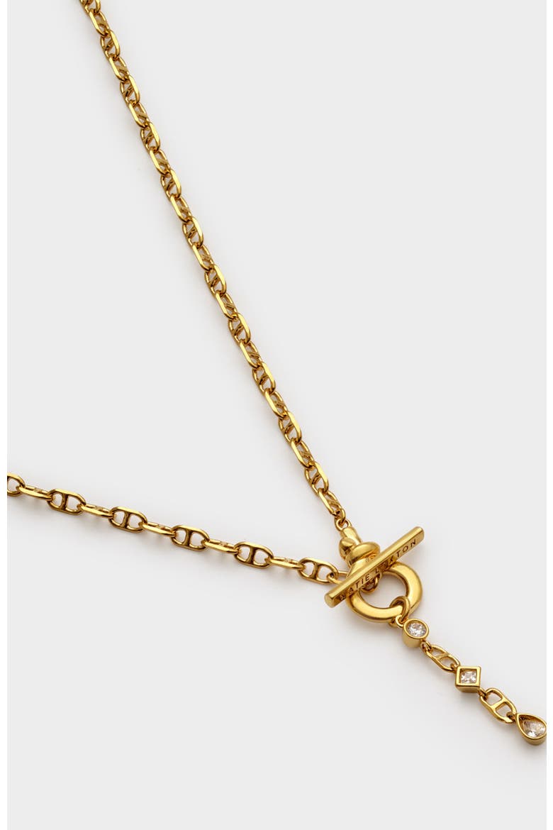 Champagne Hour Necklace, Alternate, color, Gold Coated
