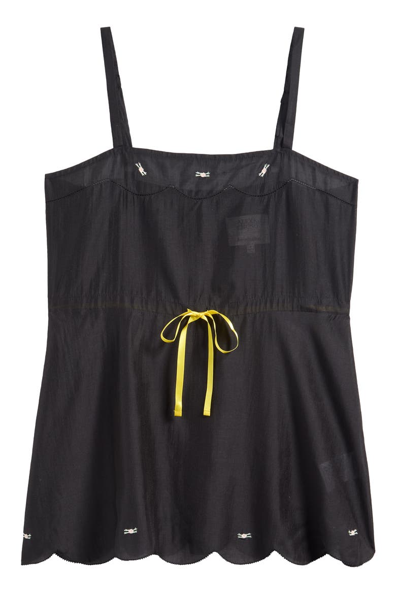 Square Neck Top, Main, color, BLACK