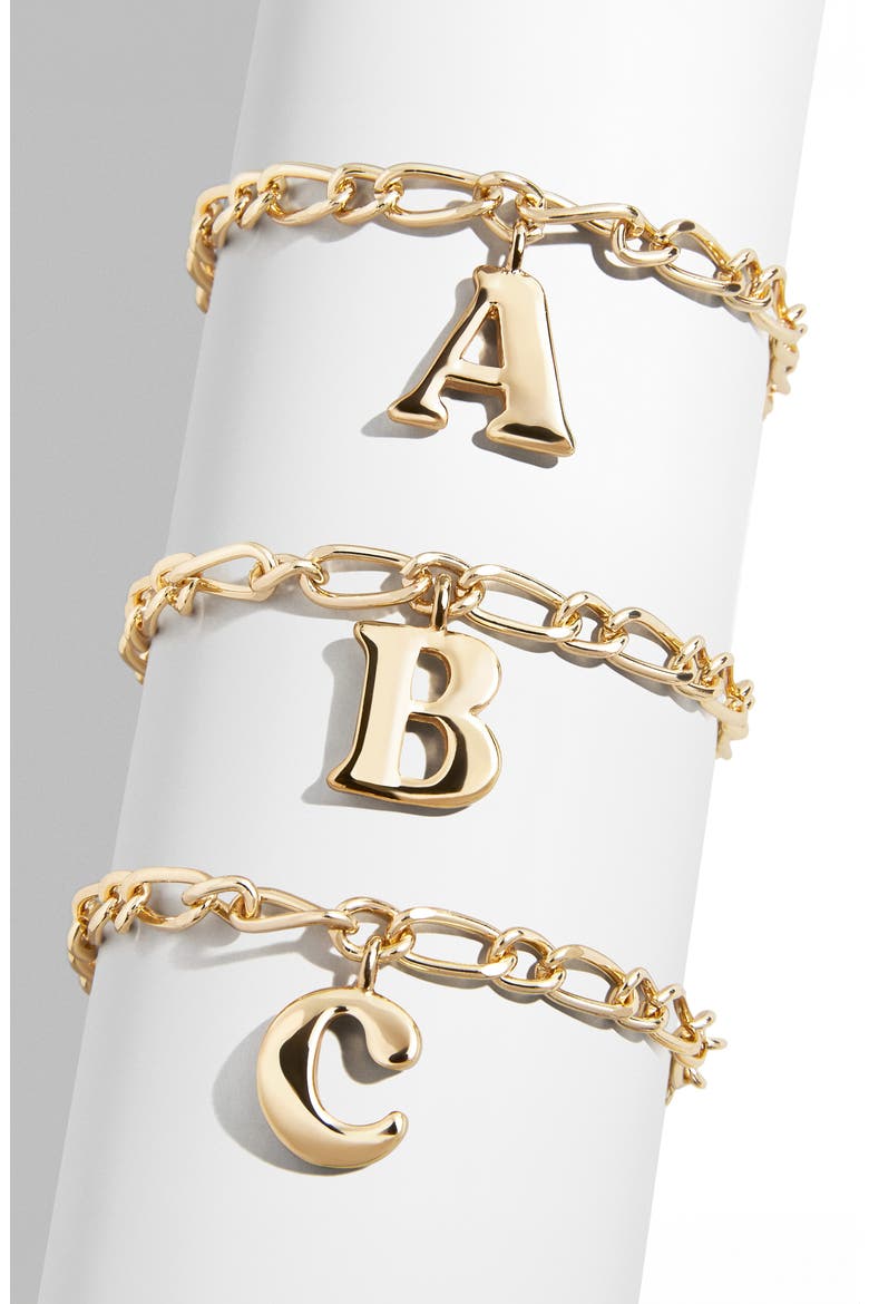 Annika Initial Bracelet, Alternate, color, GOLD - P