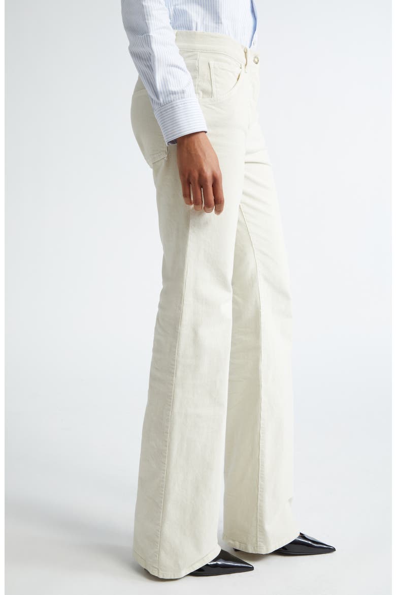 Celia Cotton Blend Corduroy Pants, Alternate, color, STONE