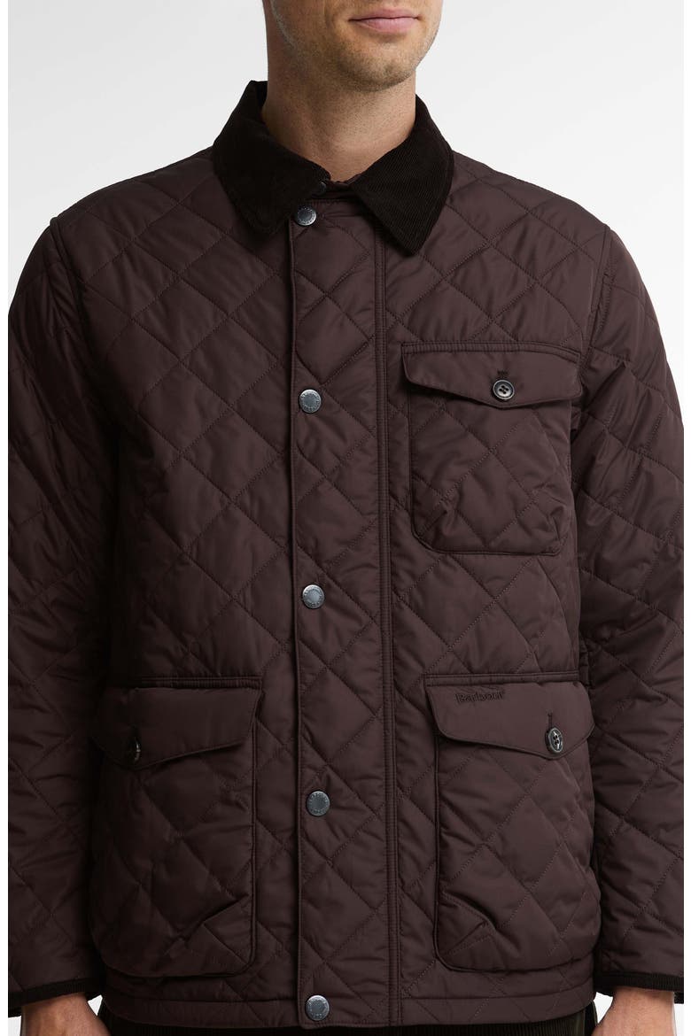 Hornby Quilted Jacket, Alternate, color, BLACK OAK