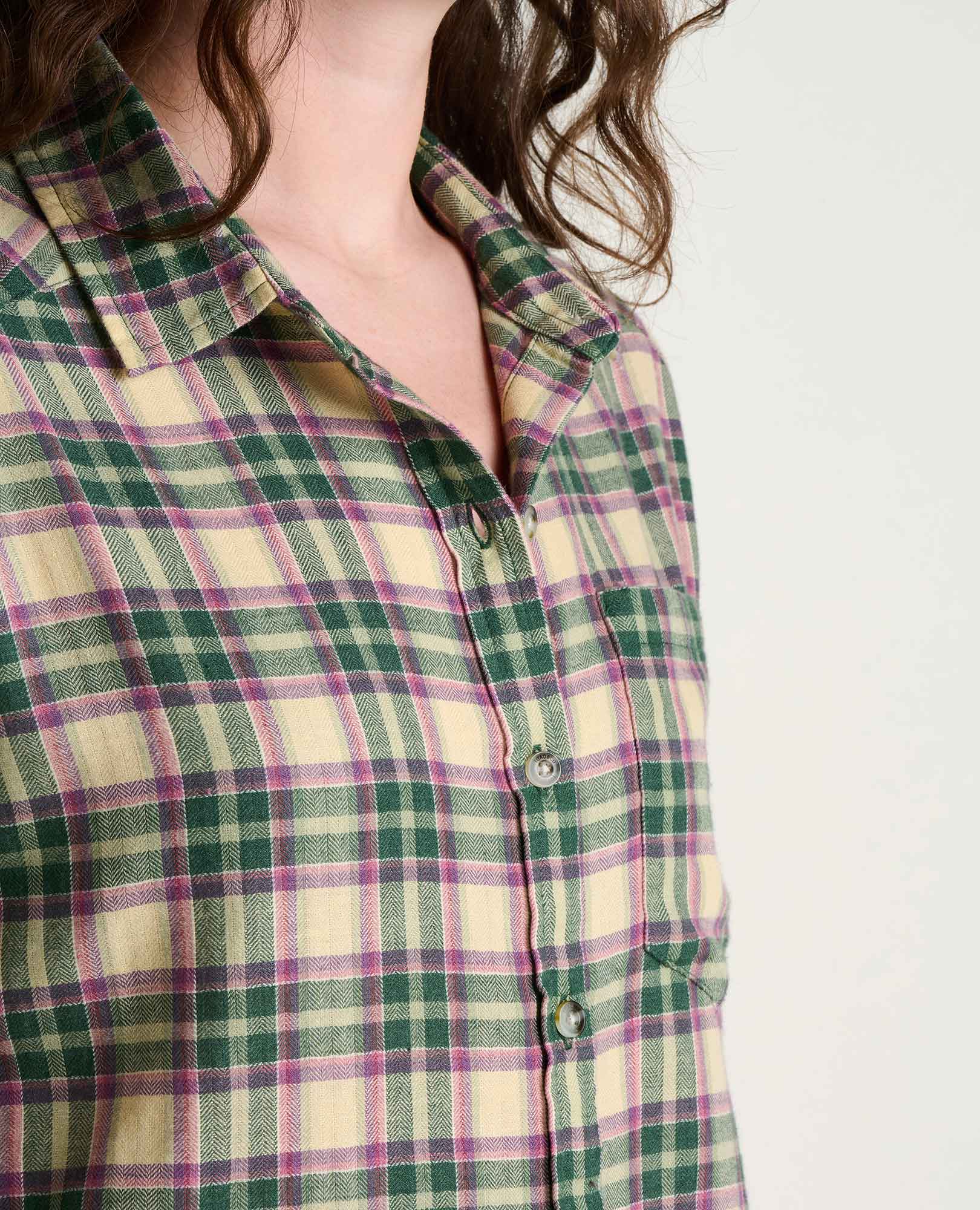 Toad & Co Re-Form Flannel Boxy Long Sleeve Shirt (Women) | Nordstrom