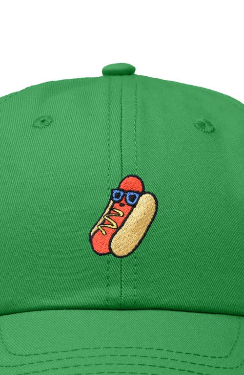 Dalix Dog Days Embroidered Casual Cap In Kelly Green