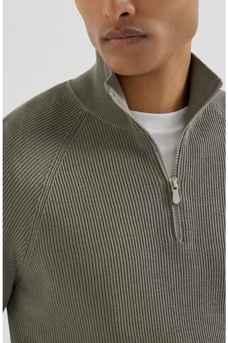 Cotton sweater, Alternate, color, Khaki