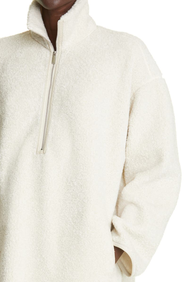 Lafayette 148 New York Half Zip Fleece Tunic, Alternate, color, 